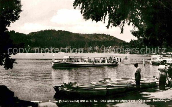 Motorboote Götz von Berlichingen Titisee Schwarzwa