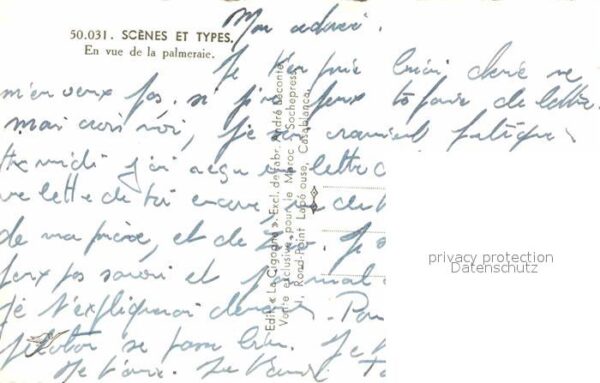 Scenes et Types Nr. 50.031 Bue de la Palmeraie Kamele – Bild 2