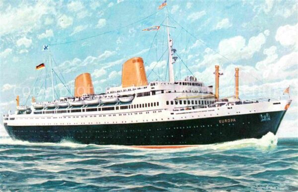 Dampfer Oceanliner MS Europa