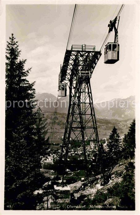 Seilbahn Nebelhorn Oberstdorf Stütze II