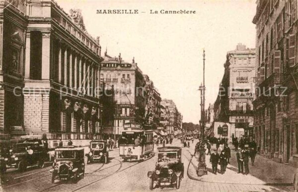 Strassenbahn Marseille La Cannebiere