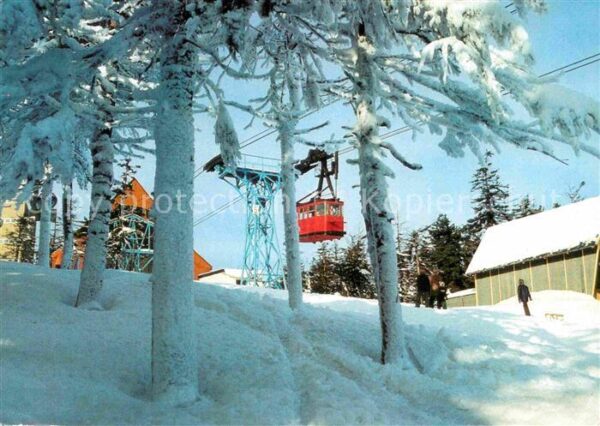Seilbahn Erzgebirge Winter