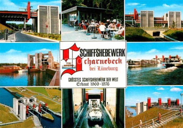 Schiffe Ships Navires Schiffshebewerk Scharnebeck Lüneburg