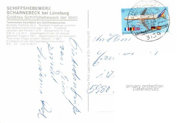 Schiffe Ships Navires Schiffshebewerk Scharnebeck Lüneburg – Bild 2