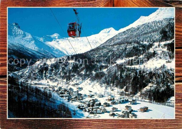 Seilbahn Saas-Grund Hohsass Allalinhorn Alphubel