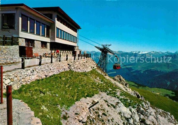 Seilbahn Arosa Weisshorn Bergstation Gipfelresta