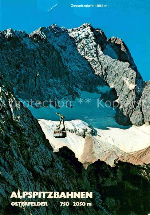 Seilbahn Alpspitzbahnen Osterfelder Garmisch-Par