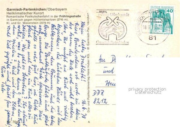 Postkutsche Garmisch-Partenkirchen Frühlingsstrasse – Bild 2