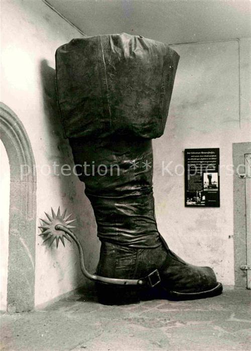Kuriosum Döbelner Riesenstiefel Kreismuseum Burg