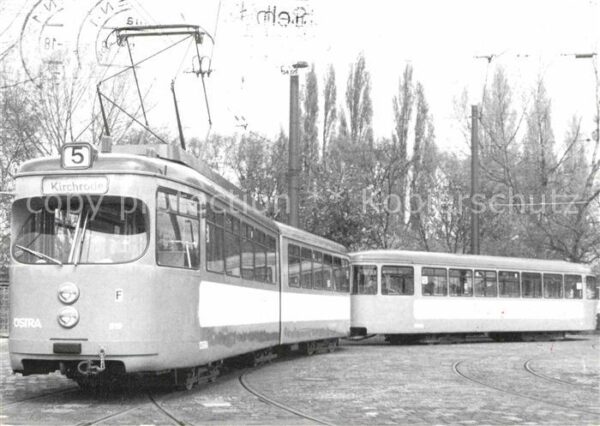 Strassenbahn 6-Achser-Gelenktriebwagen 519 LHB-Düwag