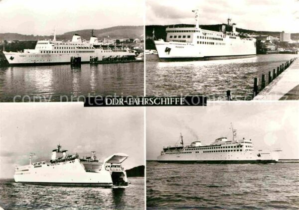 Faehre Ferry Bac Traghetto-- DDR Sassnitz Rügen Warnemünde