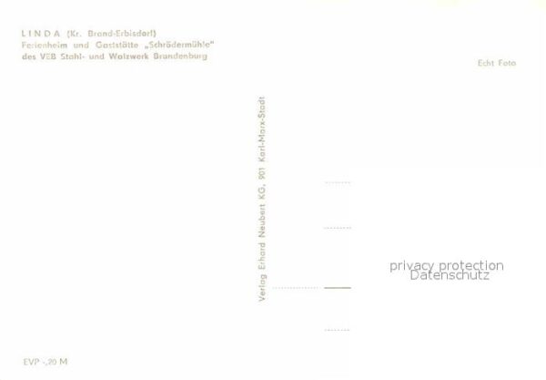 Linda Brand-Erbisdorf Ferienheim-Gaststätte Schrödermühle – Bild 2