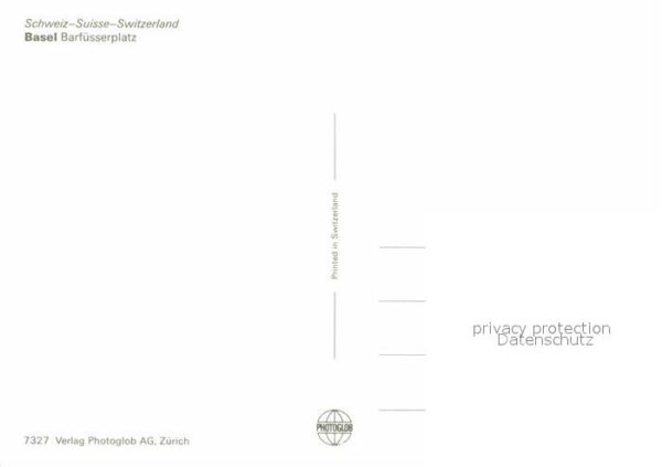 Strassenbahn Basel Barfüsserplatz – Bild 2