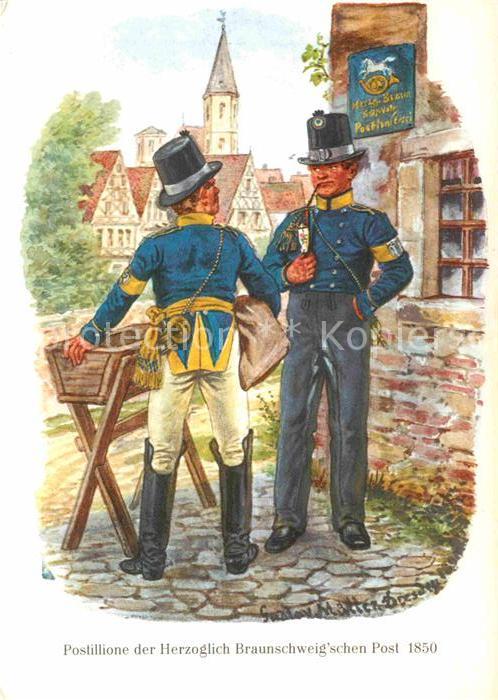 Post Postillione Braunschweig 1850