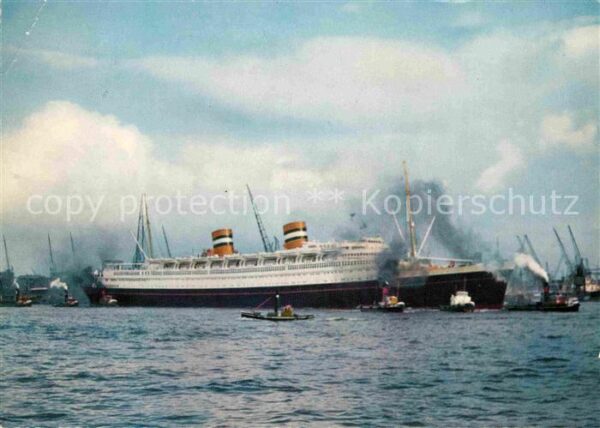 Dampfer Oceanliner Rotterdam Hafen