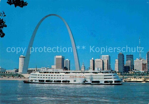 Schiffe Ships Navires Admiral Excursion Boat St. Louis Missou