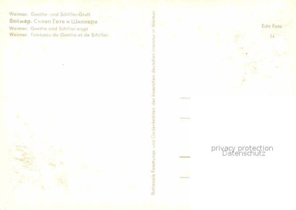 Tod Weimar Goethe- und Schiller-Gruft – Bild 2
