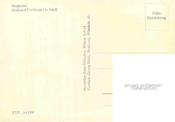 Denkmal Ferdinand von Schill Stralsund – Bild 2
