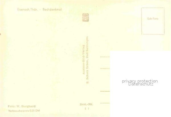Bach Johann Sebastian Denkmal Eisenach – Bild 2