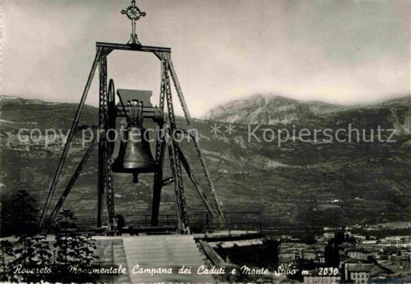 Kirchenglocke Churchbell Cloche Eglise L'Augusta Campana dei Caduti Rovereto M
