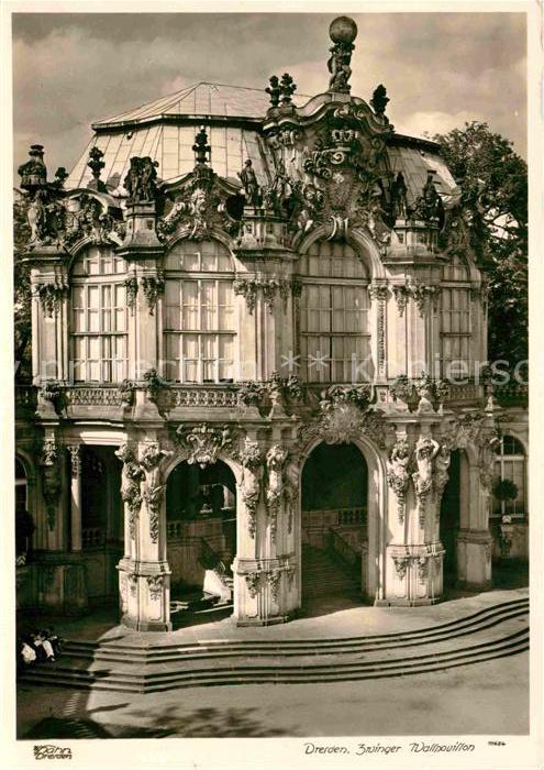 Foto Hahn Nr. 10654 Dresden Zwinger Wallpavillon