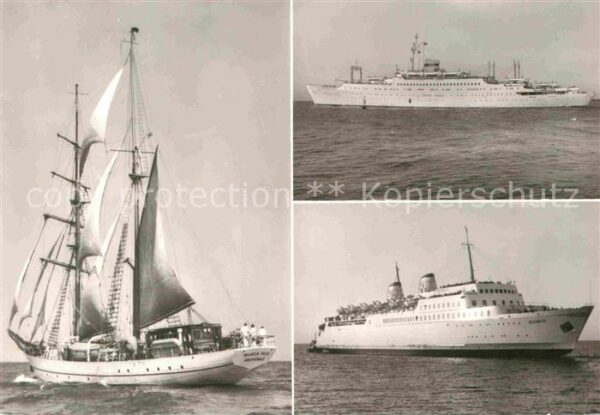 Schiffe Ships Navires Segelschulschiff Wilhelm Pieck MS Völke
