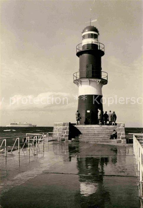 Leuchtturm Lighthouse Warnemünde An der Mole