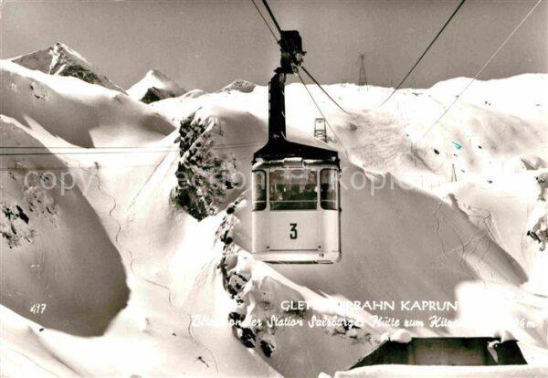 Seilbahn Gletscherbahn Kaprun Station Salzburger