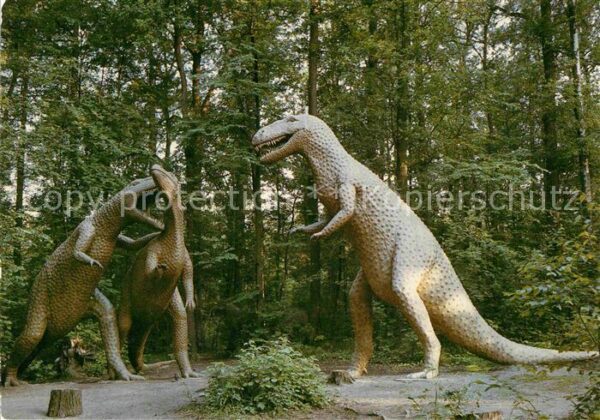 Dinosaurier Camtosaurus Antrodemus Saurierpark Klei
