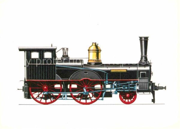 Lokomotive De Ryter 1883 Zeichnung Swoboda