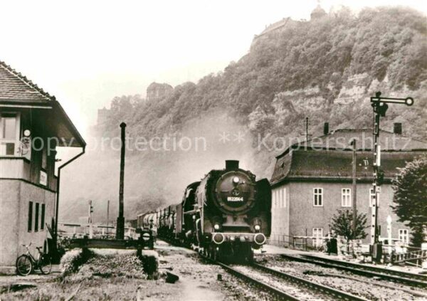 Lokomotive 012204-4 Güterzug Camburg Dornburg