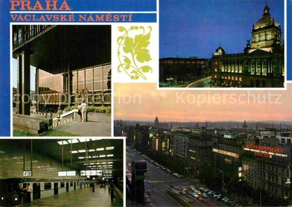 Praha Prahy Prague Vaclavske Namesti Stanice metra Narodni