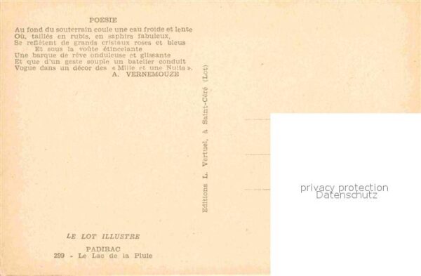 Hoehlen Caves Grottes Padirac Lac de la Pluie Poesie – Bild 2
