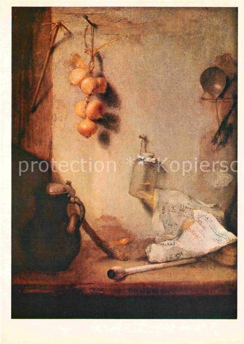 Kuenstlerkarte Alte Kuenstler Cristoph Paudiss Still Life 1660