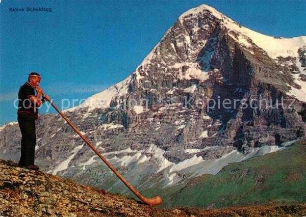 Alphorn Alphornbläser Kleine Scheidegg Eiger