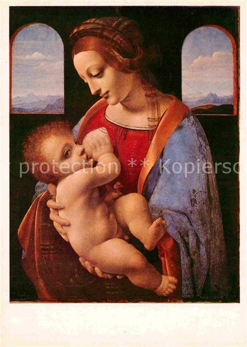 Leonardo Da Vinci Madonna and Child