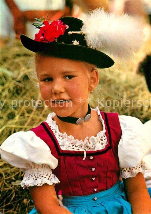 Trachten Oesterreich Kind Karwendel