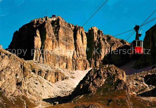 Seilbahn Funivia Cima Pordoi Dolomiti