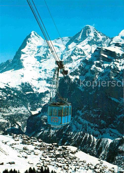 Seilbahn Schilthorn Mürren Eiger Mönch