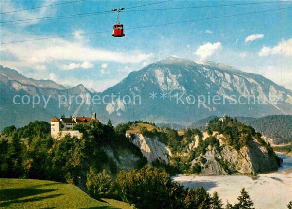 Seilbahn Rhäzüns-Feldis Schloss Rhäzüns