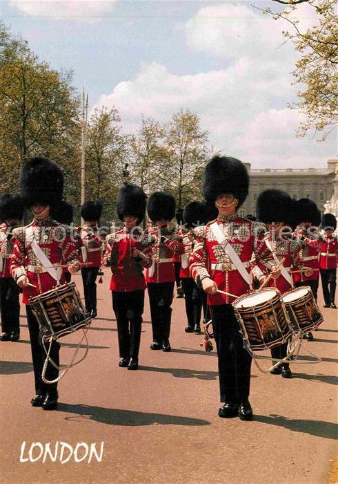 Leibgarde Wache Welsh Guards Band The Mall London Tromm