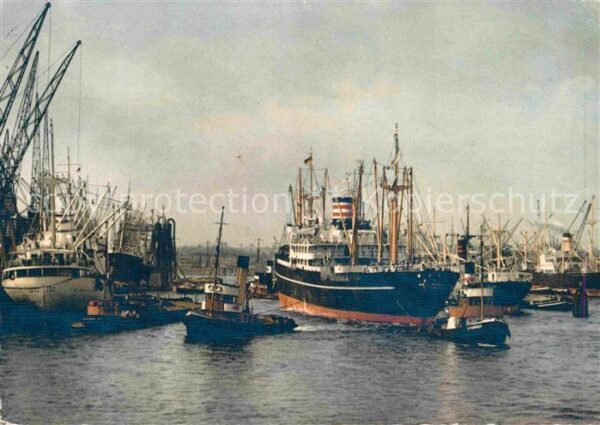 Schiffe Ships Navires Hamburg Kaiser-Wilhelm-Hafen