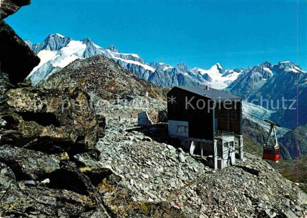 Seilbahn Fiesch Eggishorn Fieschergletscher Berg
