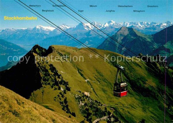Seilbahn Stockhorn Erlenbach Stockhorn Thunersee