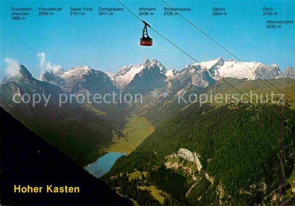 Seilbahn Hoher Kasten Säntis