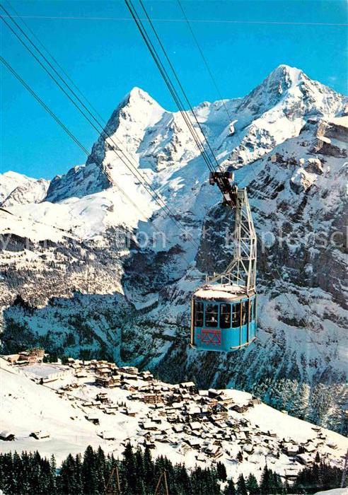 Seilbahn Schilthorn Mürren Birg Eiger Mönch