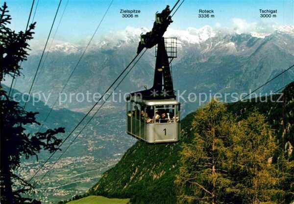 Seilbahn Iflinger Naiftal Meran Funivia Ivigna V