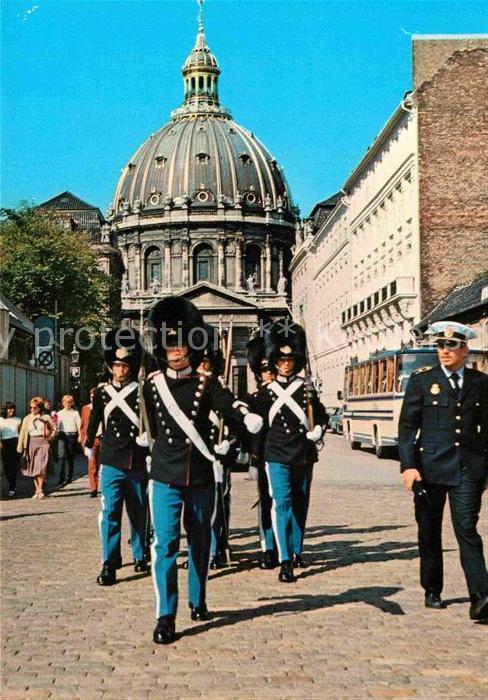 Leibgarde Wache Polizist Kopenhagen Marmorkirche