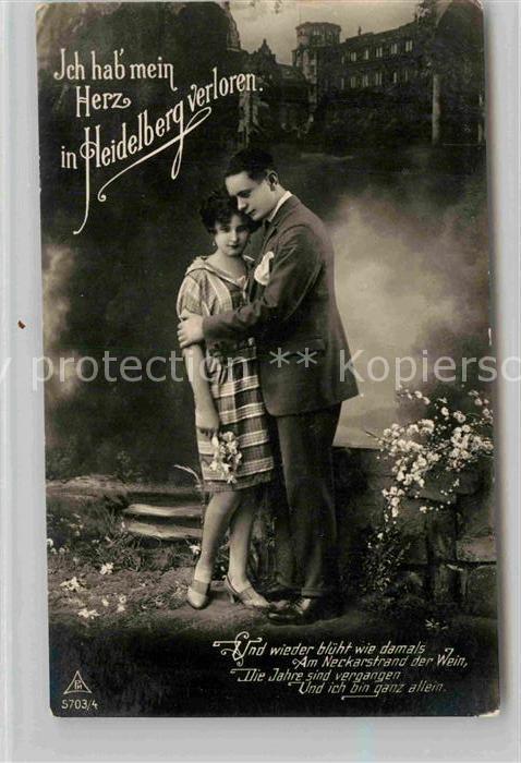 Foto PH Nr. 5703/4 Poesie Ich hab mein Herz in Heid