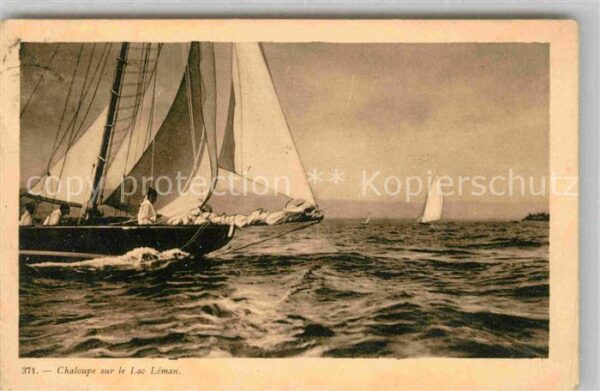 Segelboote Chaloupe Lac Leman